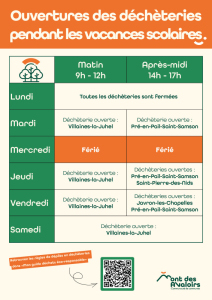 Horaires vacances décembre