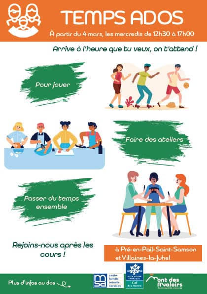 temps ados flyer 2025 mars 2026