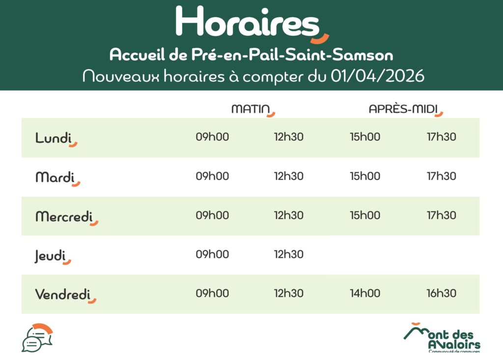Affiche horaires accueils CCMA & France services Page 1