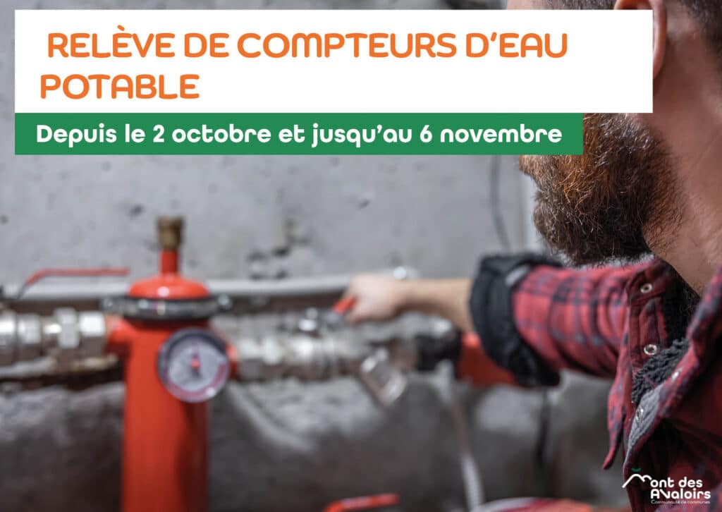 Post relève de compteurs d'eau potable